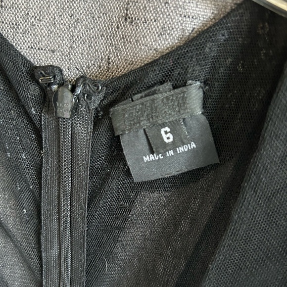 Vintage Anna Sui black embroidered size 6 gown worn once. Excellent condition - Picture 3 of 3